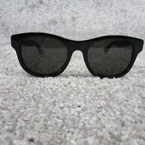 Gucci Sunglasses Round Oval Black Green Gg0003S